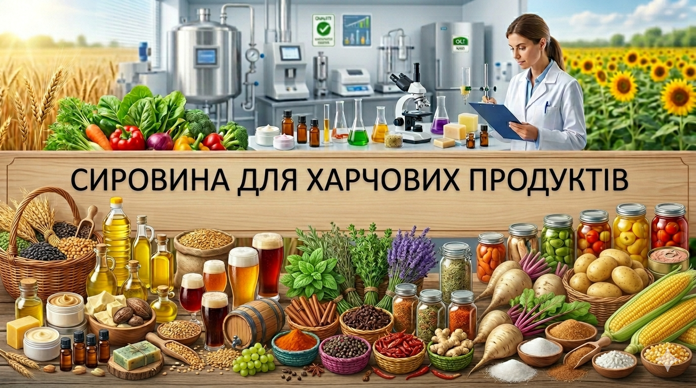 Сировина для харчових продуктів
